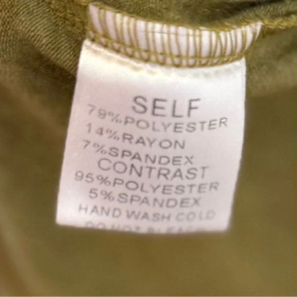 Easel Two-Tone Shirt with Leopard Print - Picture 4 of 4